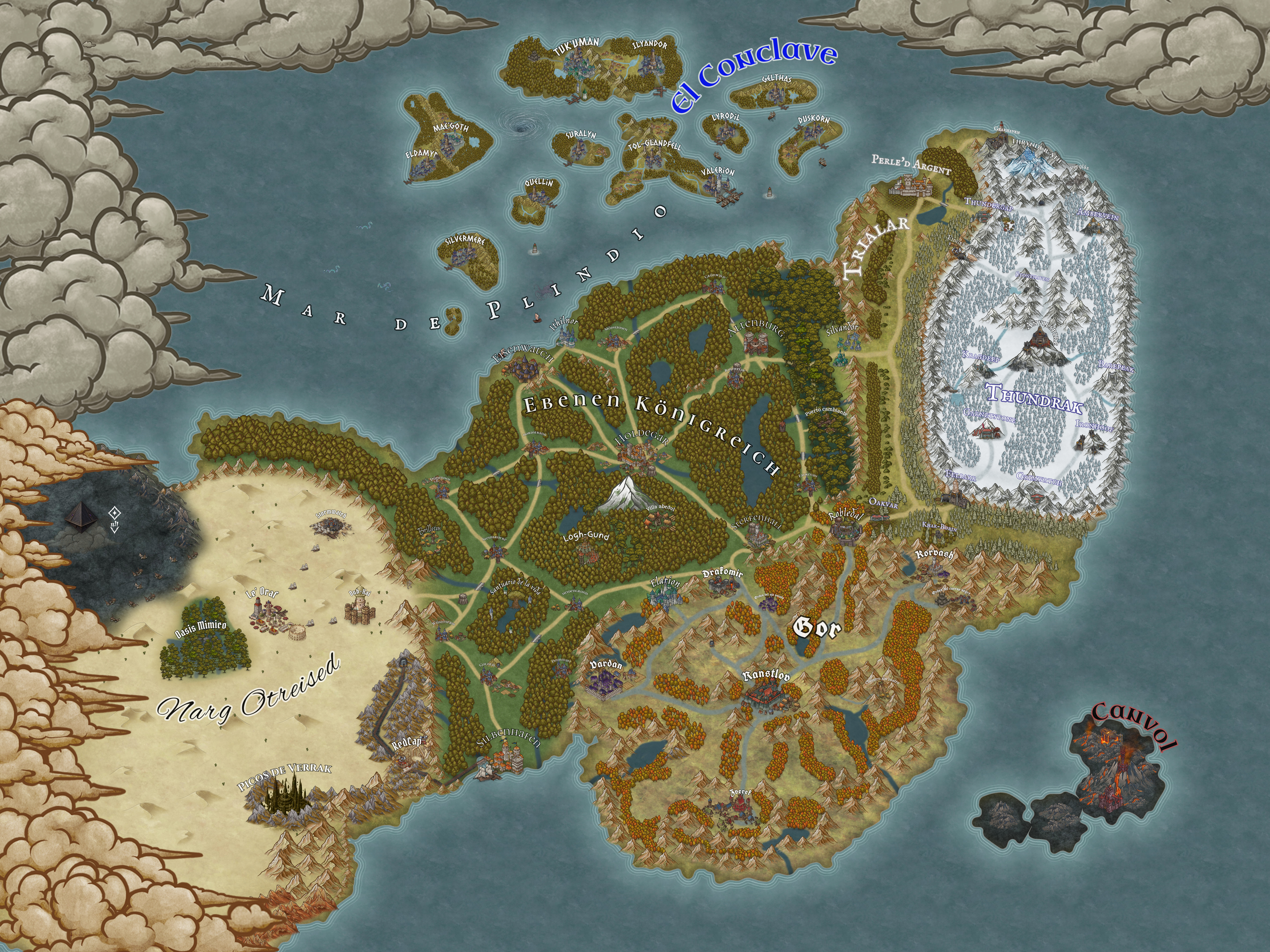 Mapa de Avcazia